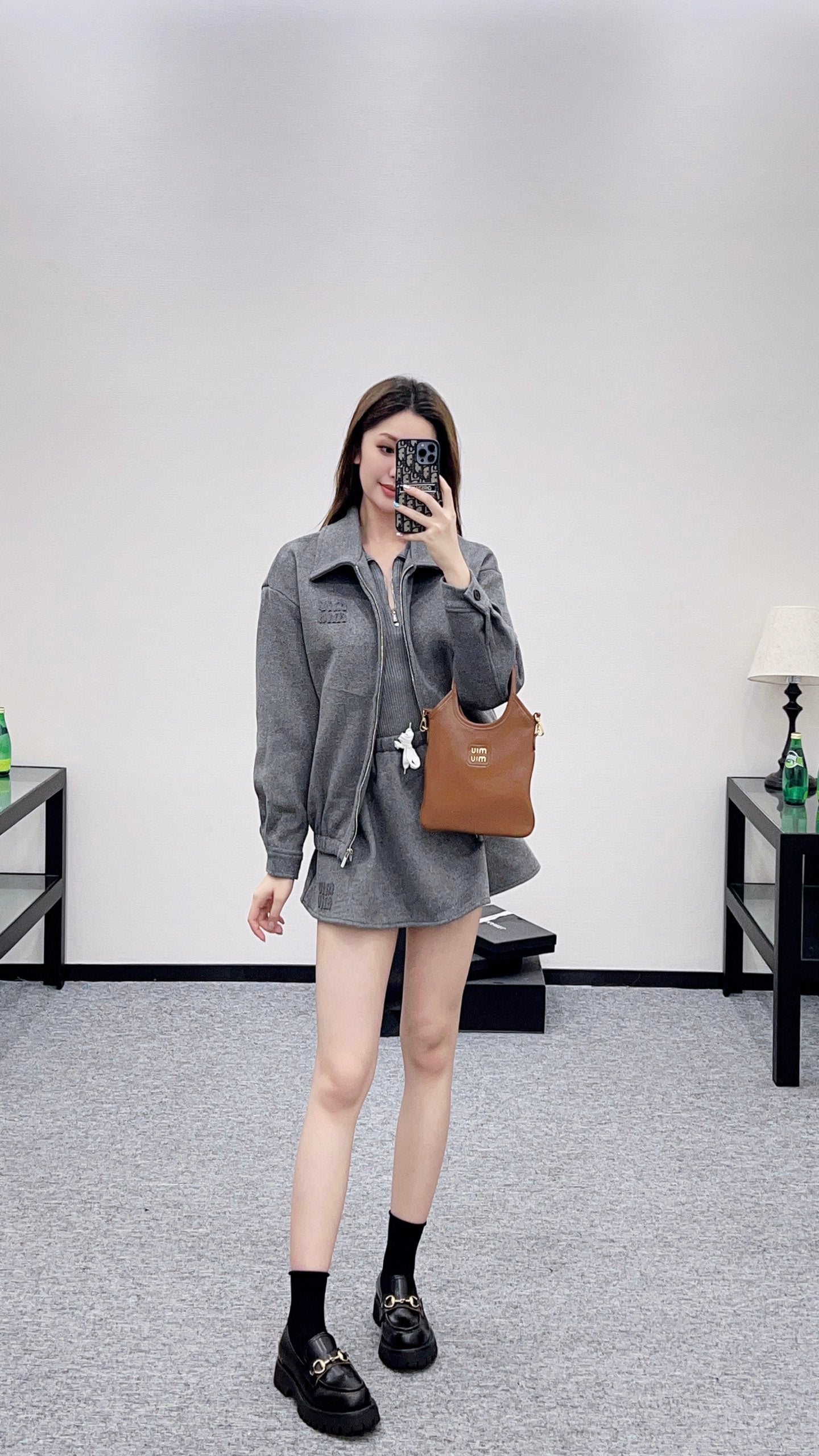 Mimi*♥ 2025 New Arrivals Jacket and Skirt Set