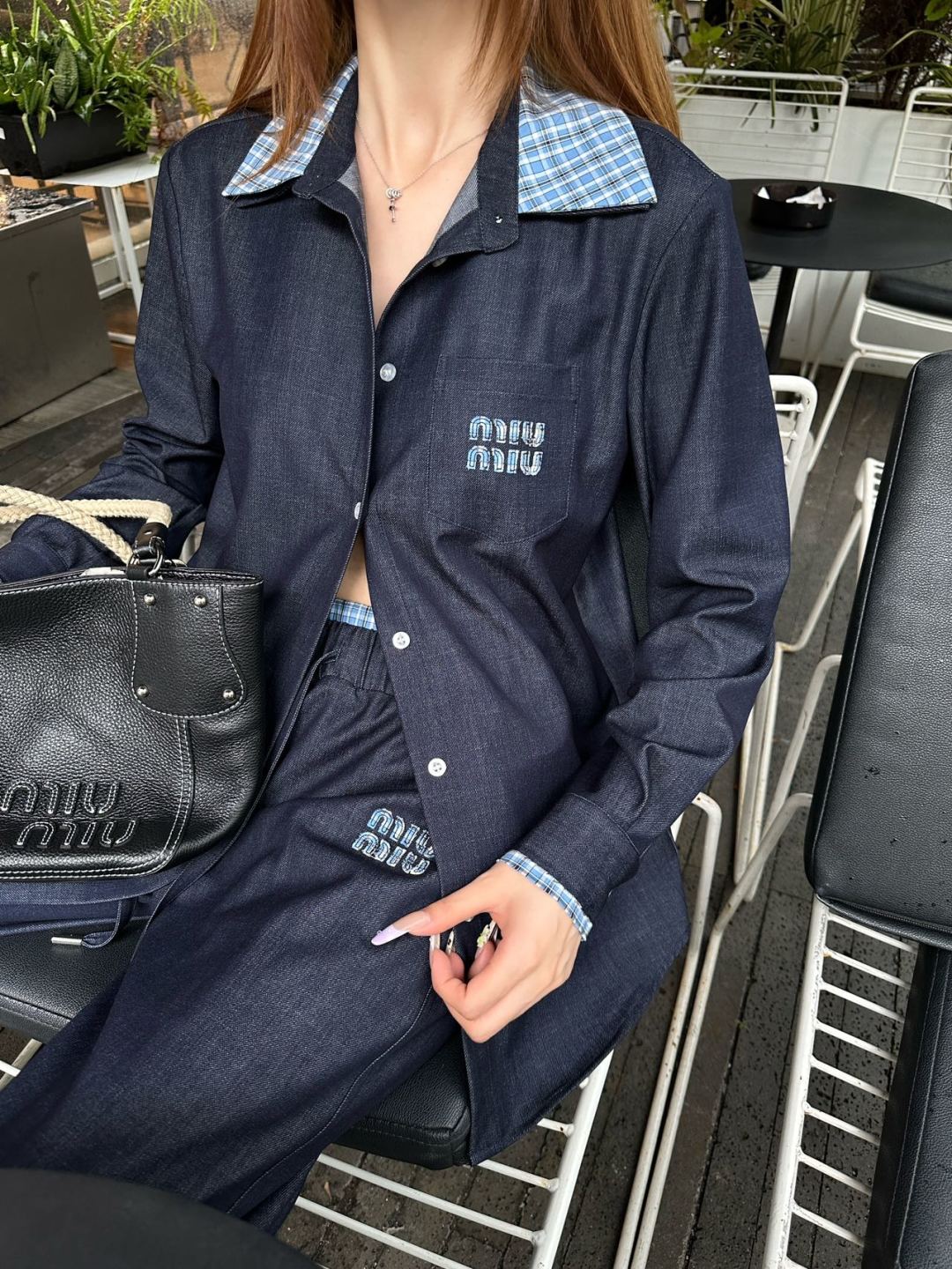 Miu New denim shirt