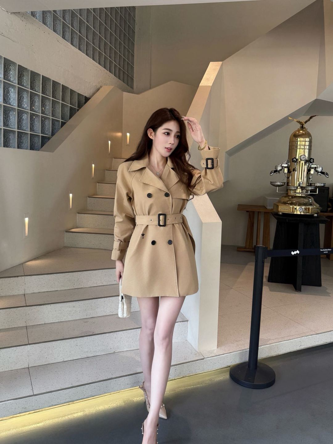 CD New belted jacket