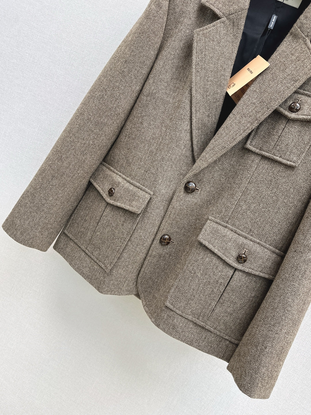 Miu NewHerringbone suit