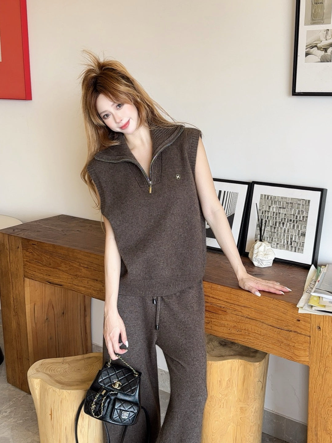 Herm NEW wool suit