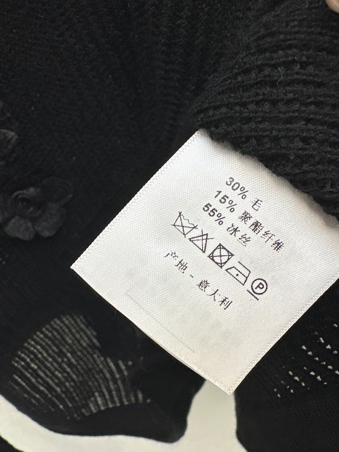 Chan NEW floral embellished cardigan