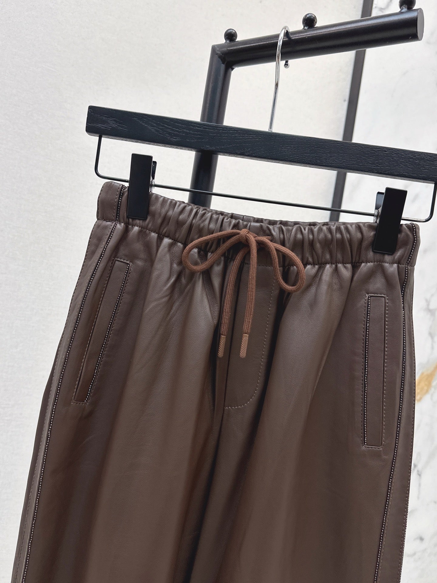 Brun NEW leather pants