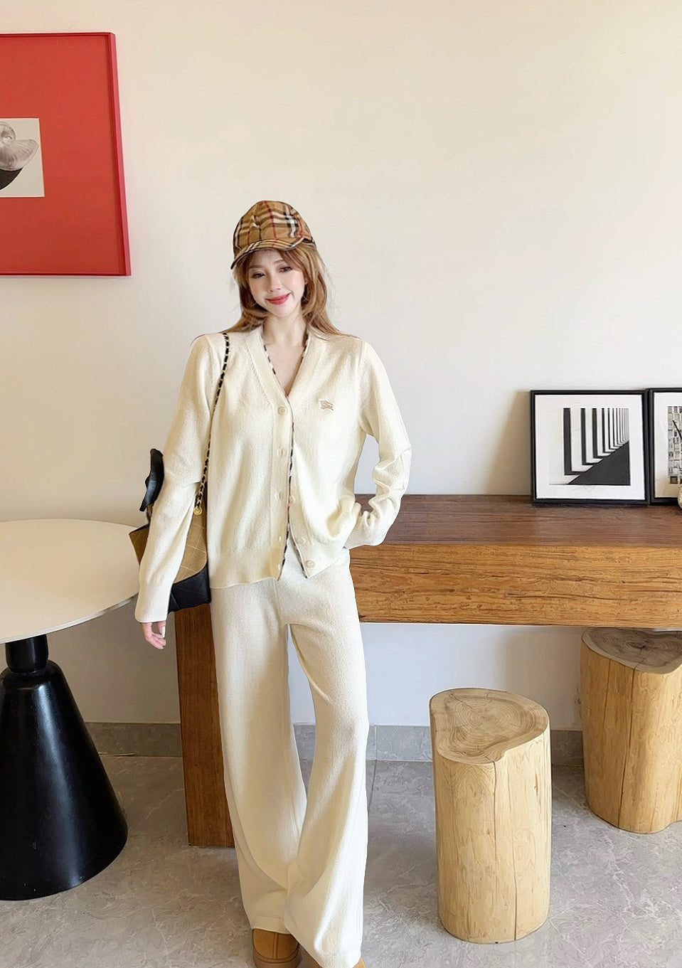 Brun NEW wool suit