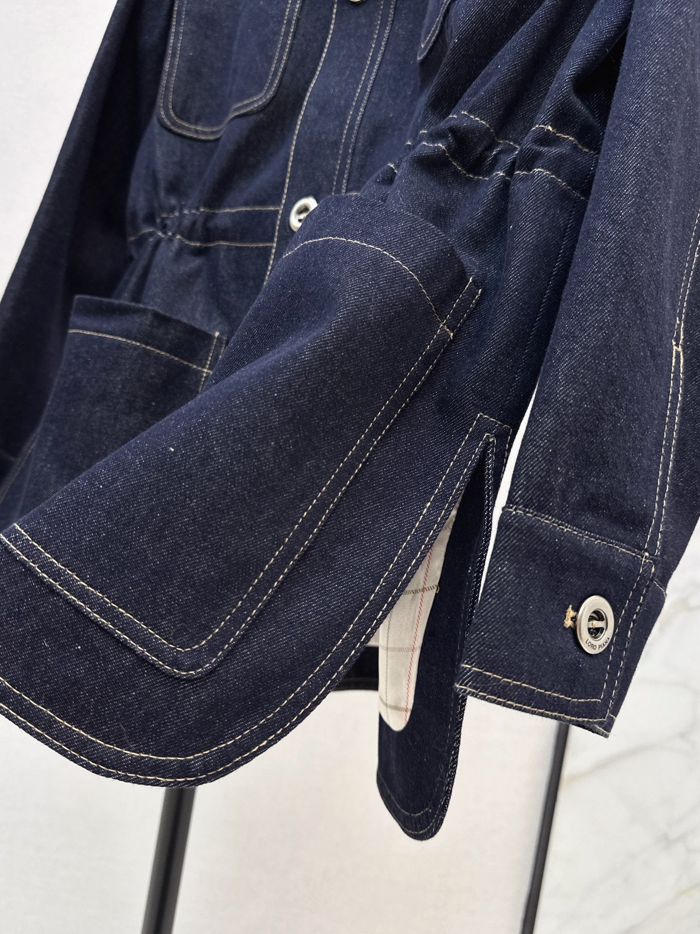 Loro NEW drawstring denim jacket