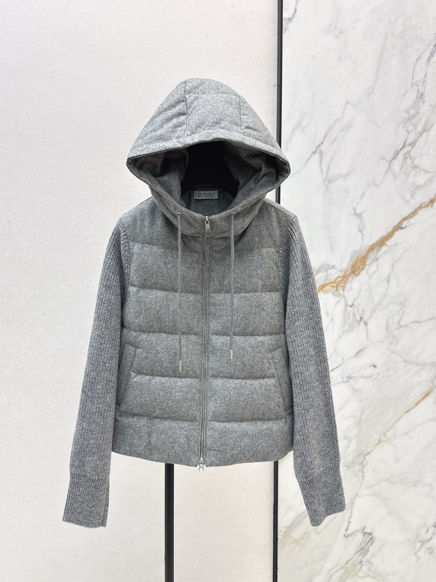 Brune NEW Hooded down jacket