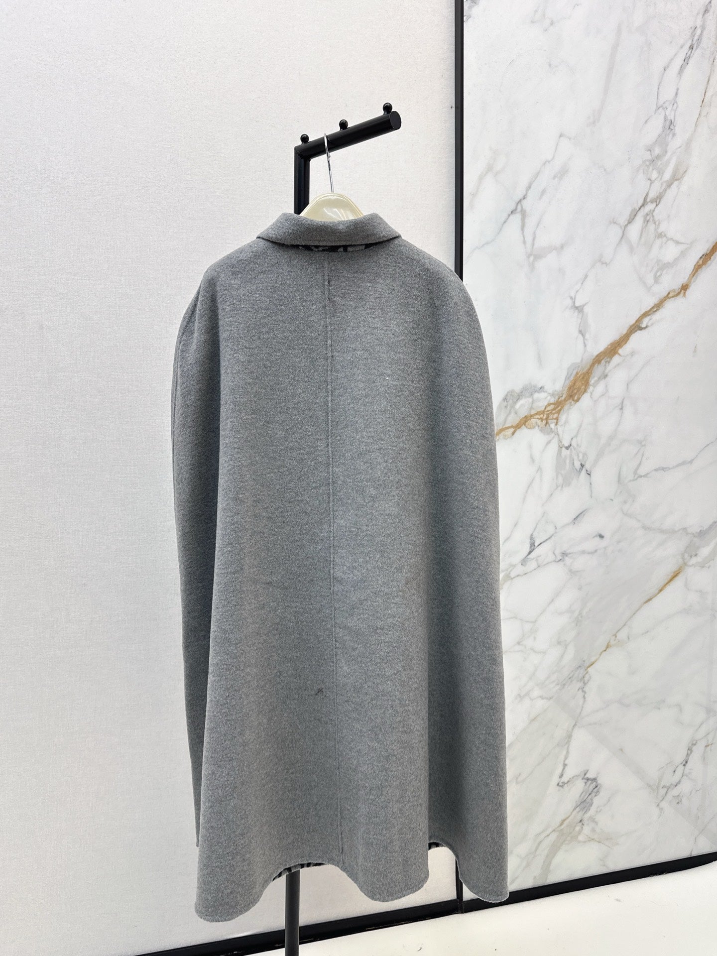 Bur NEW wool cape coat