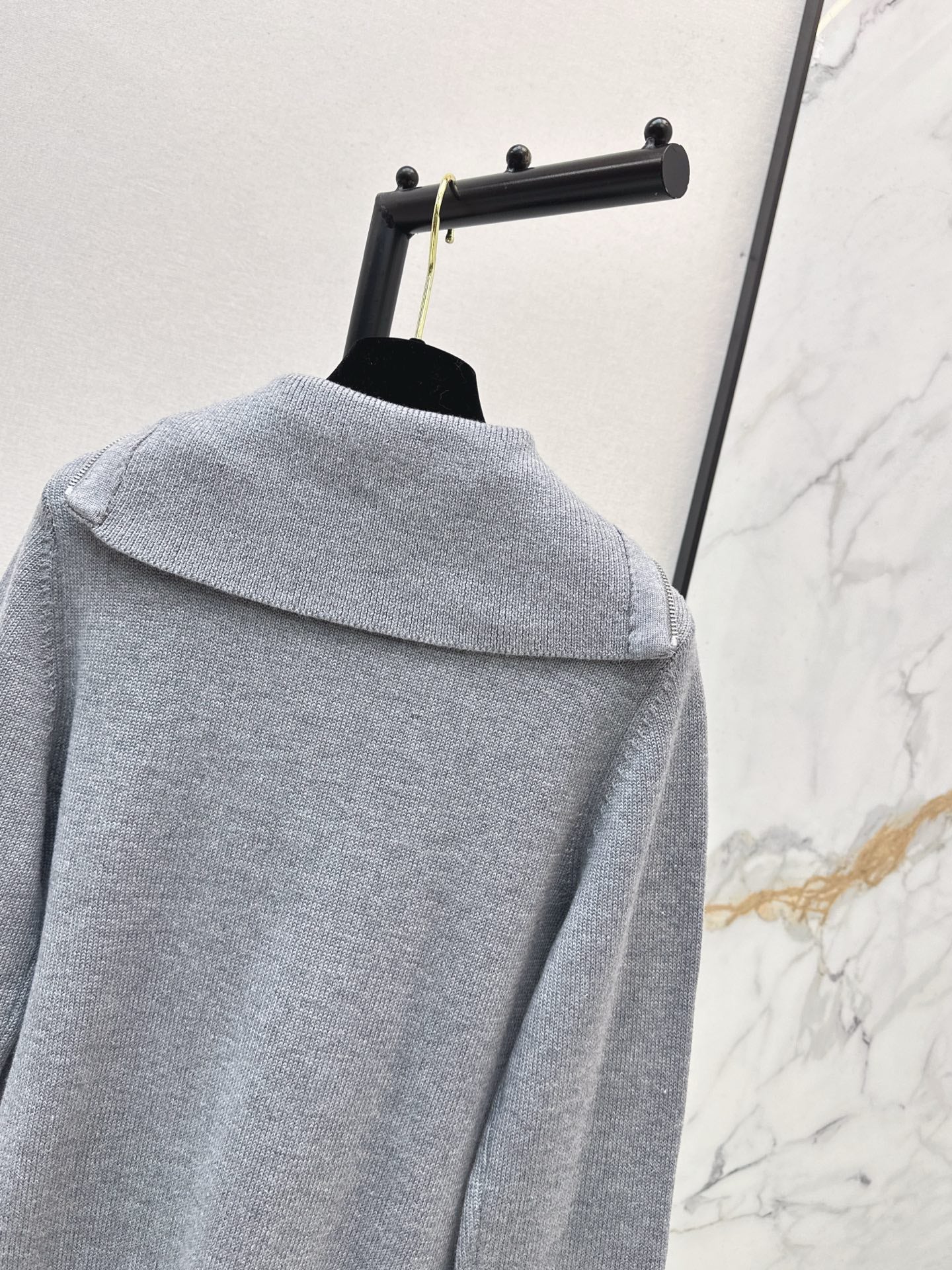 Chan NEW zip knitted sweater