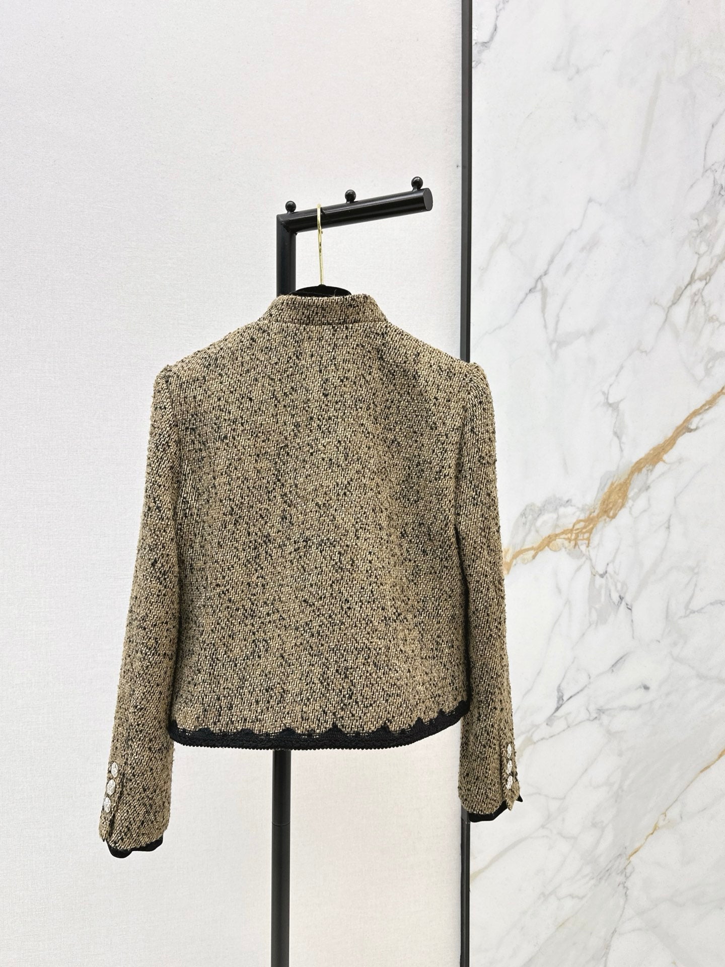 Chan NEW woven tweed jacket