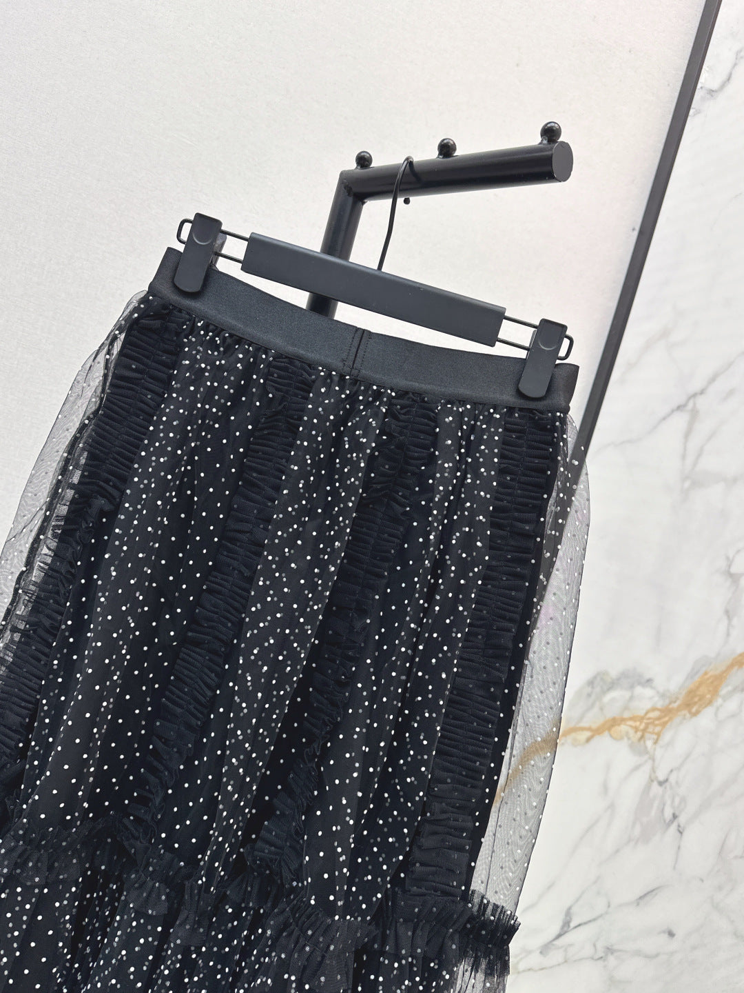 CD NEW polka dot mesh skirts