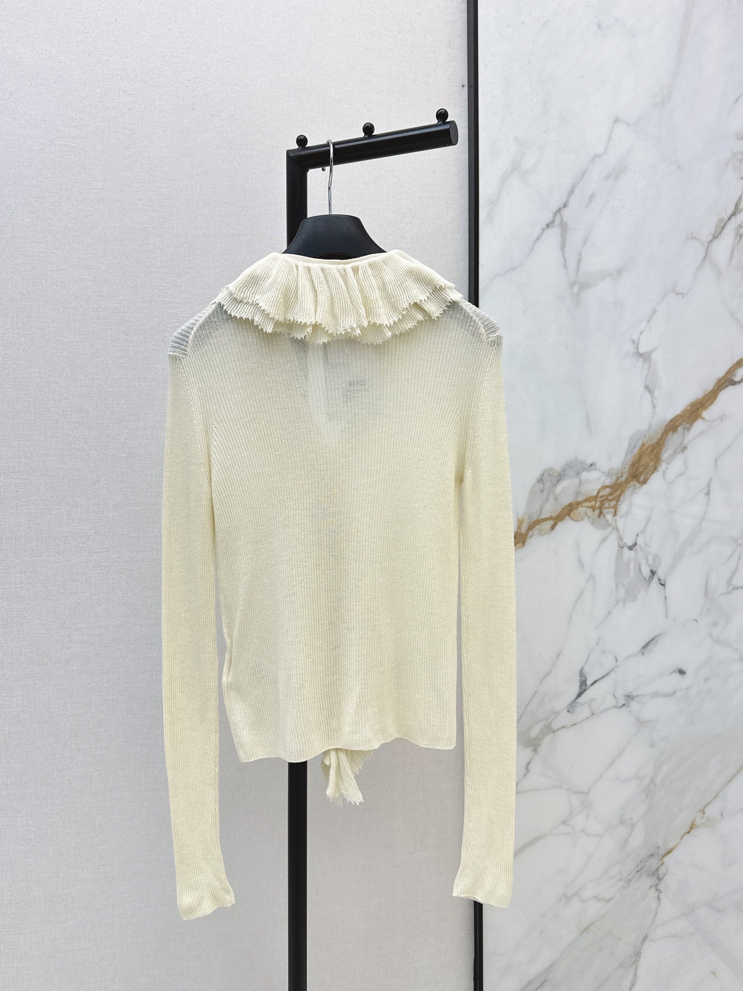 CD NEW detachable lace collar cardigan