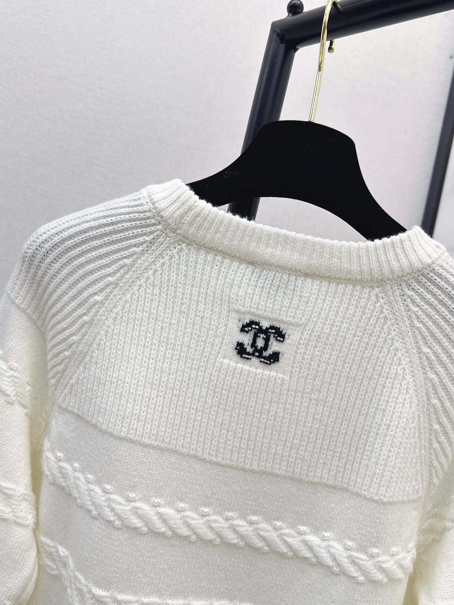 Chan NEW cable knit sweater
