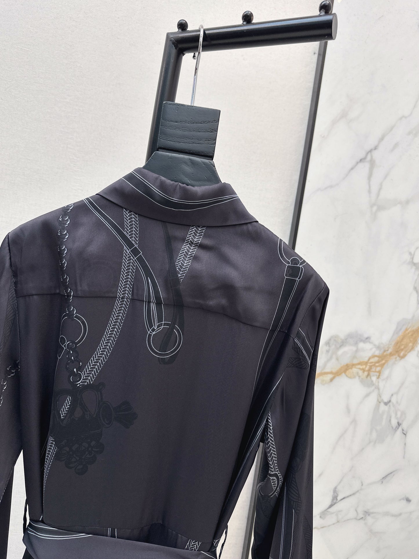 Herm NEWprint silk dress