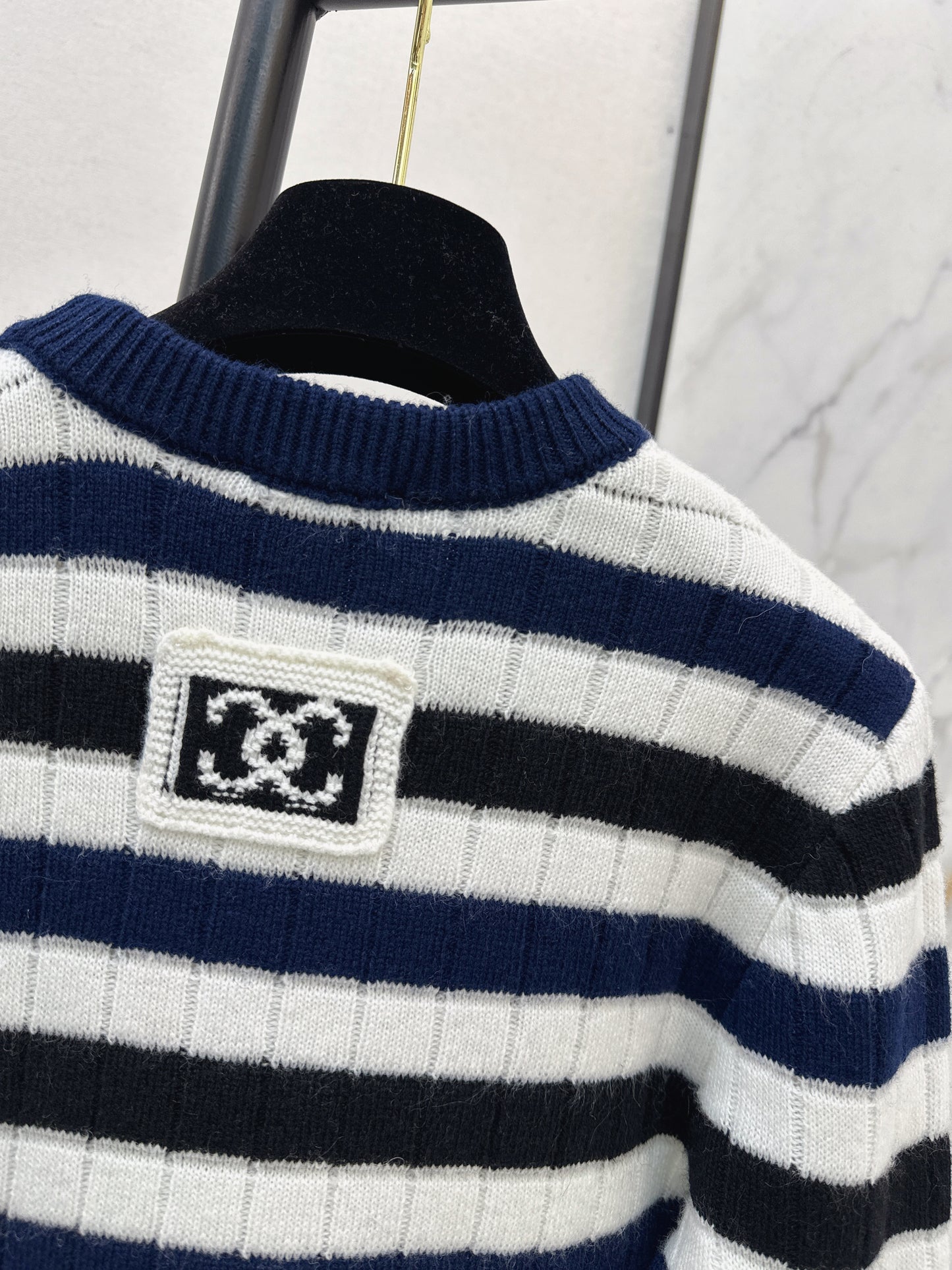 Chan NEW striped knit sweater
