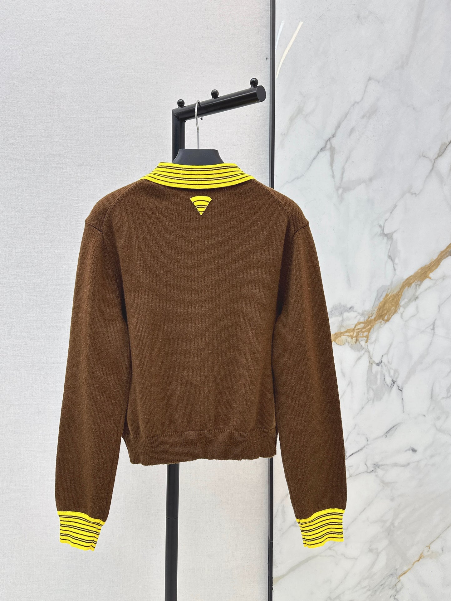 Pra NEW contract stripe knitted cardigan