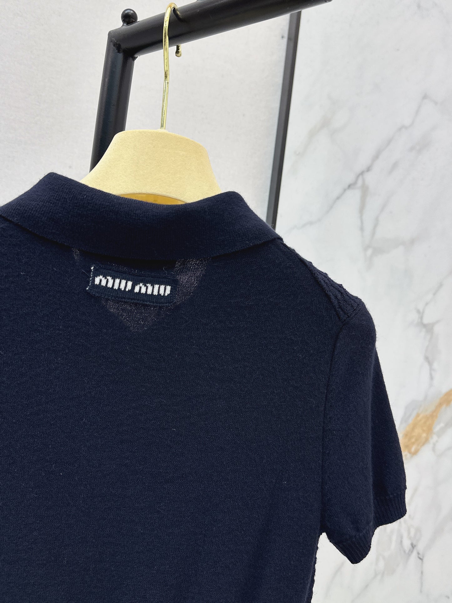Miu NEW knitted polo shirts