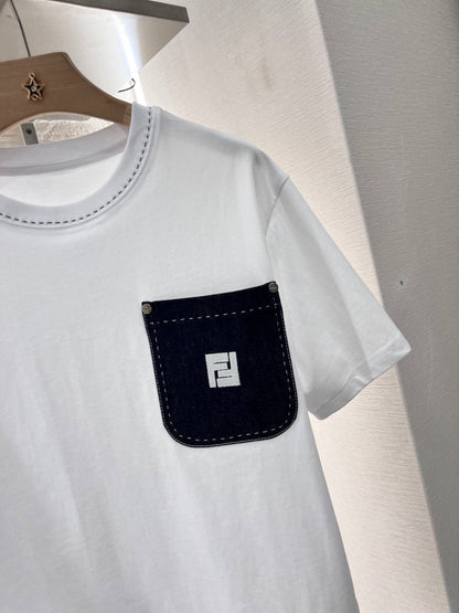 New round neck simple fashion T-shirt