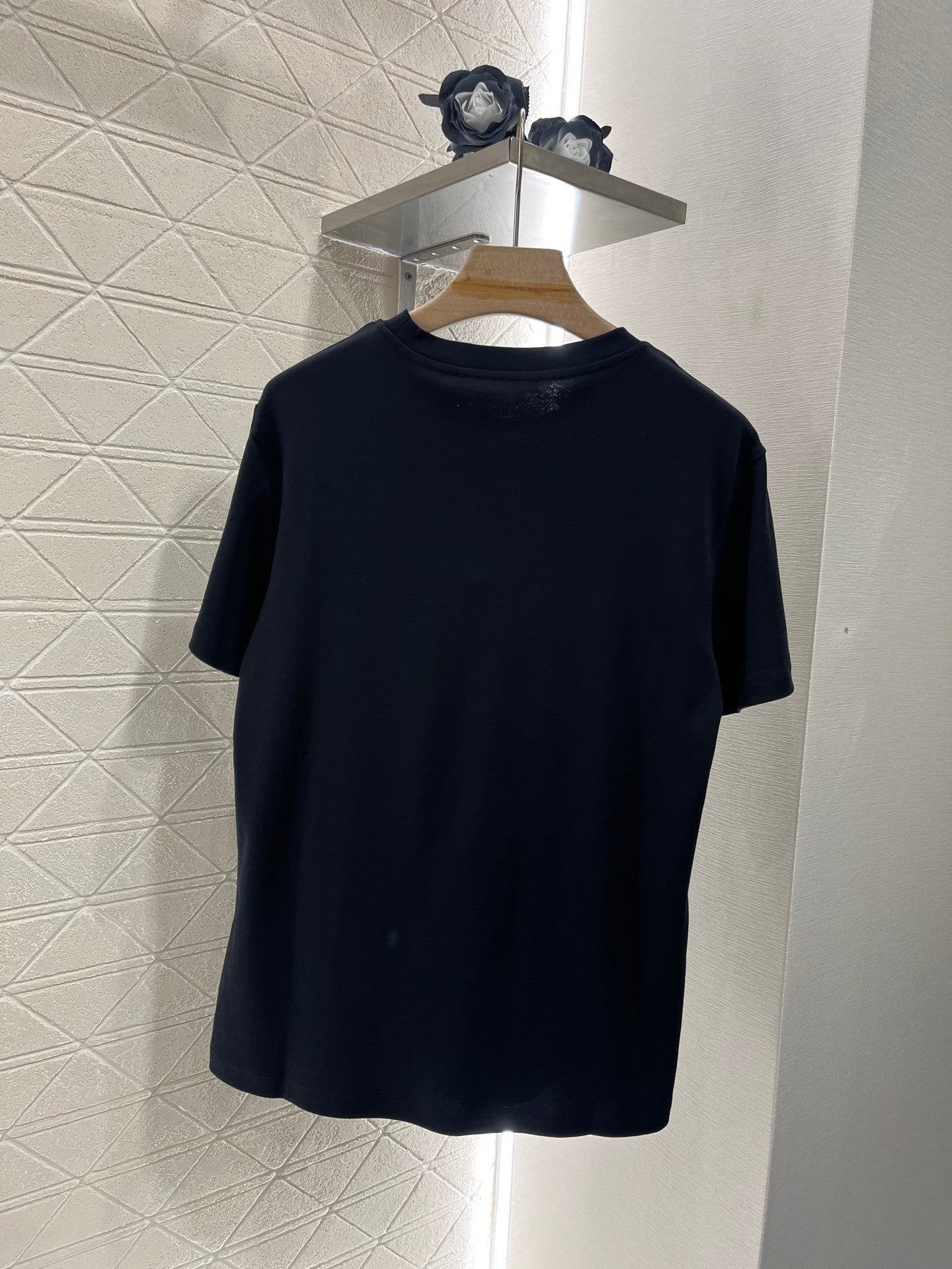 Chain round neck simple fashion T-shirt