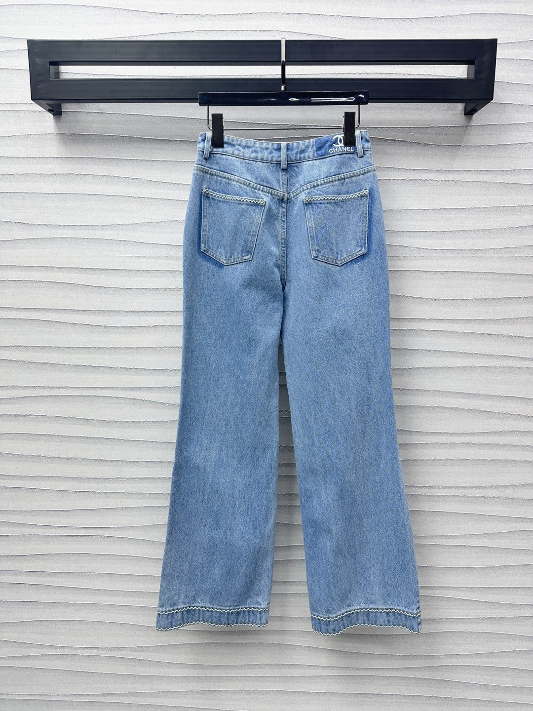 25-year new high waist straight jeans