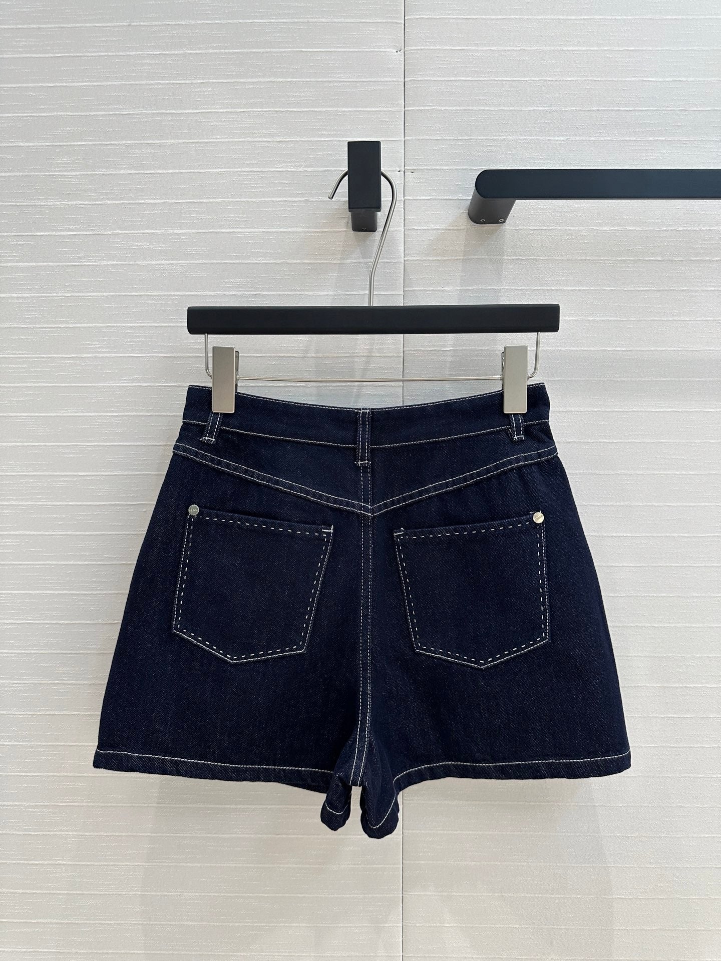 25 years new original blue denim shorts