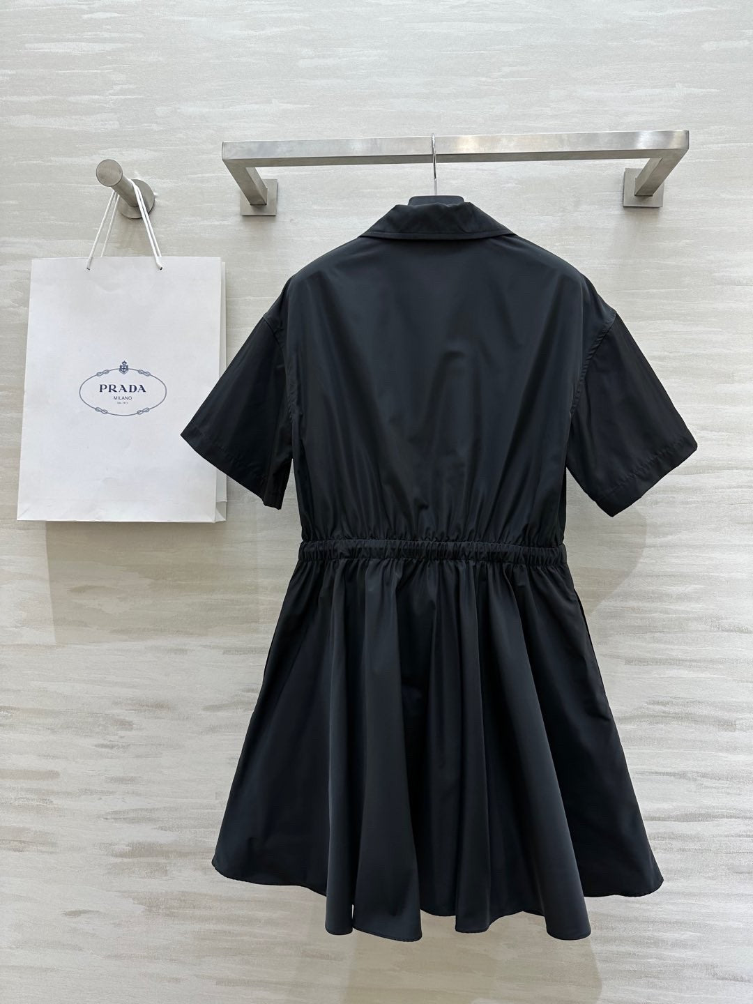 New arrival short sleeve lapel dress