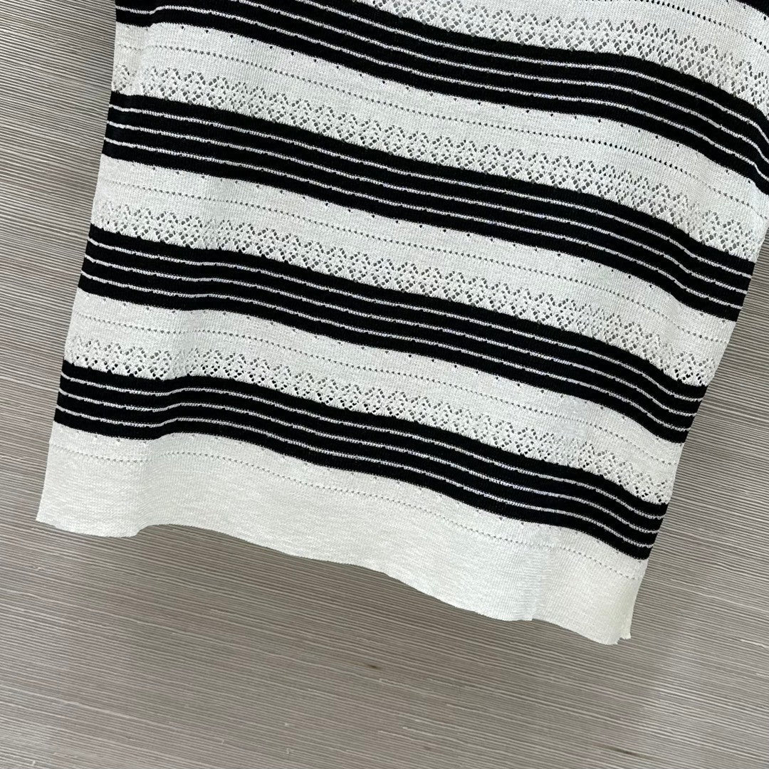 25ss Resort Series New Striped T-shirt