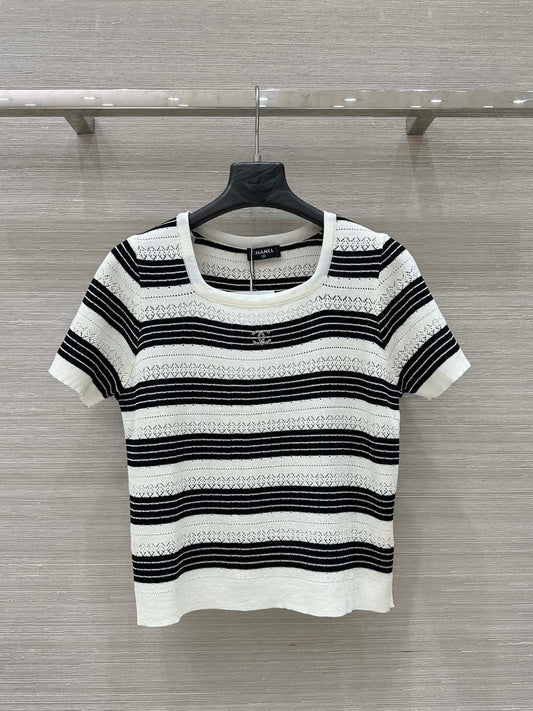 25ss Resort Series New Striped T-shirt