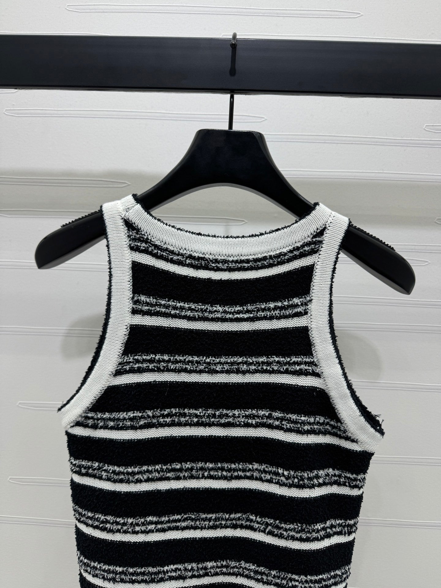 25ss spring and summer new silk cotton knitted vest