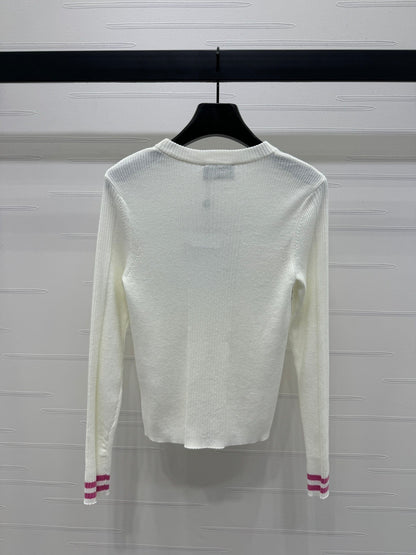 New Fashion Wool Knitted Long Sleeve Top