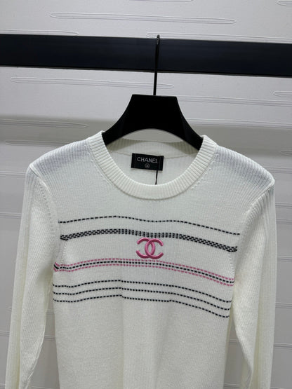 New Fashion Wool Knitted Long Sleeve Top