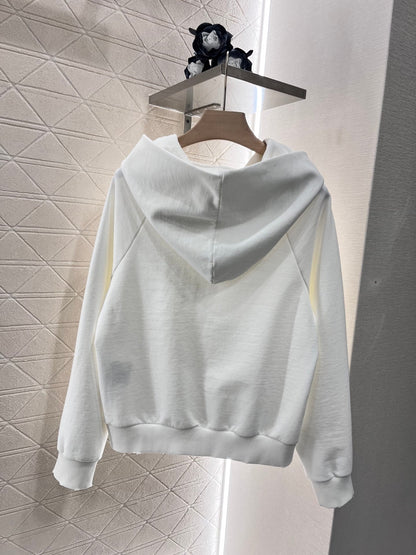 25ss new fashion hooded long-sleeved top