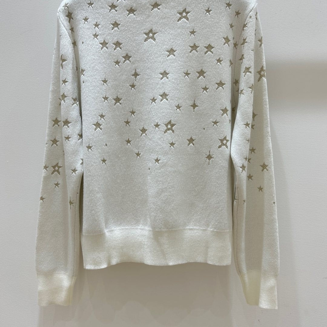 New fashion gold stamping letter long sleeve top