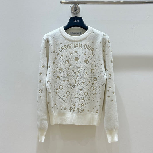 New fashion gold stamping letter long sleeve top