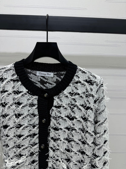 25ss new temperament hanging wool cardigan jacket