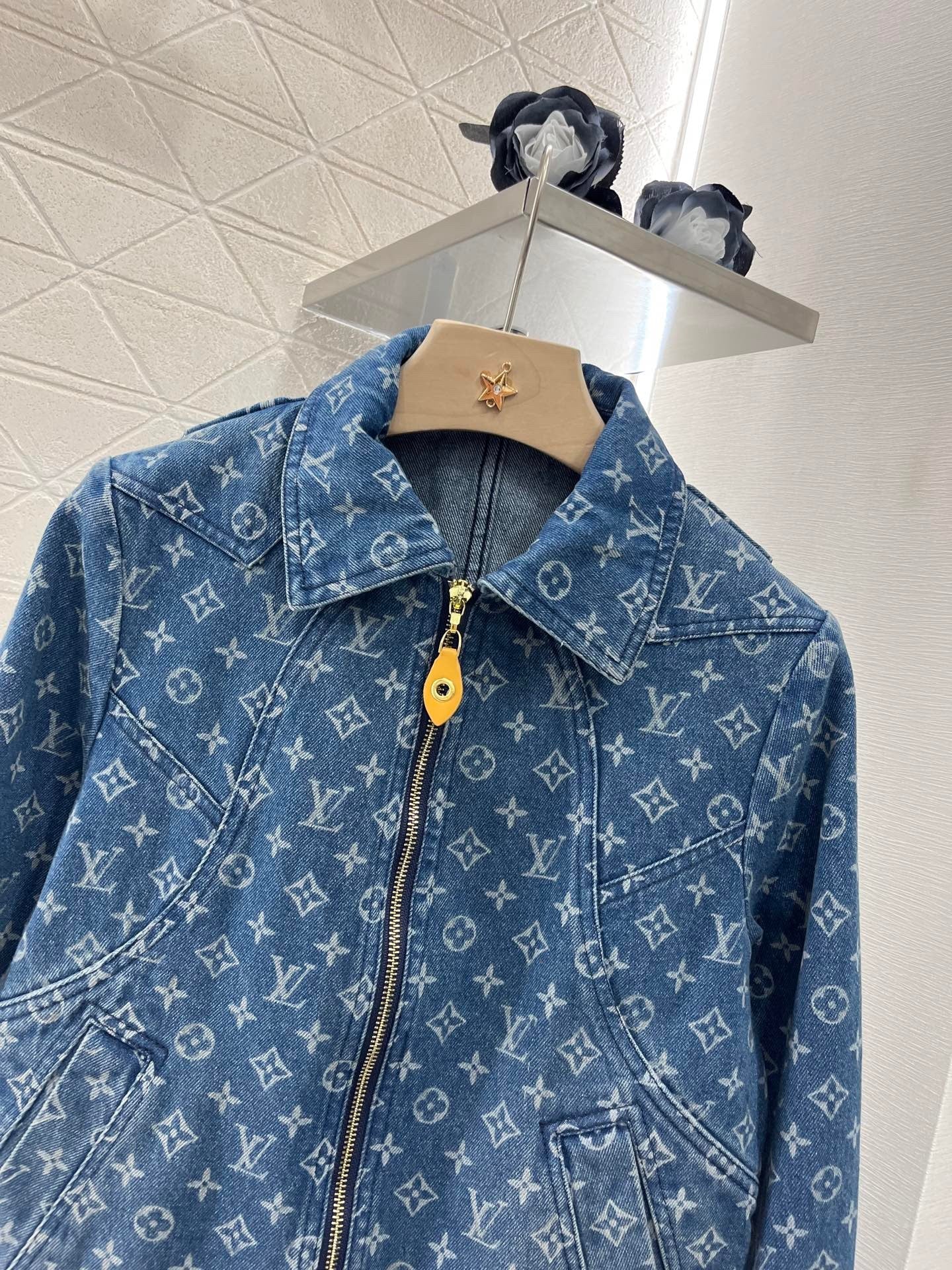 25ss early spring new print denim jacket