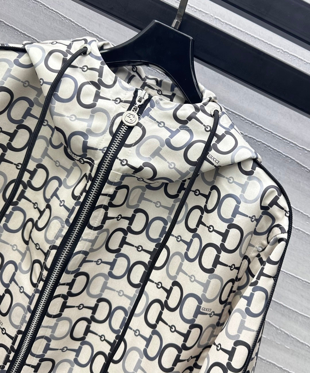 25ss new printed hooded jacket