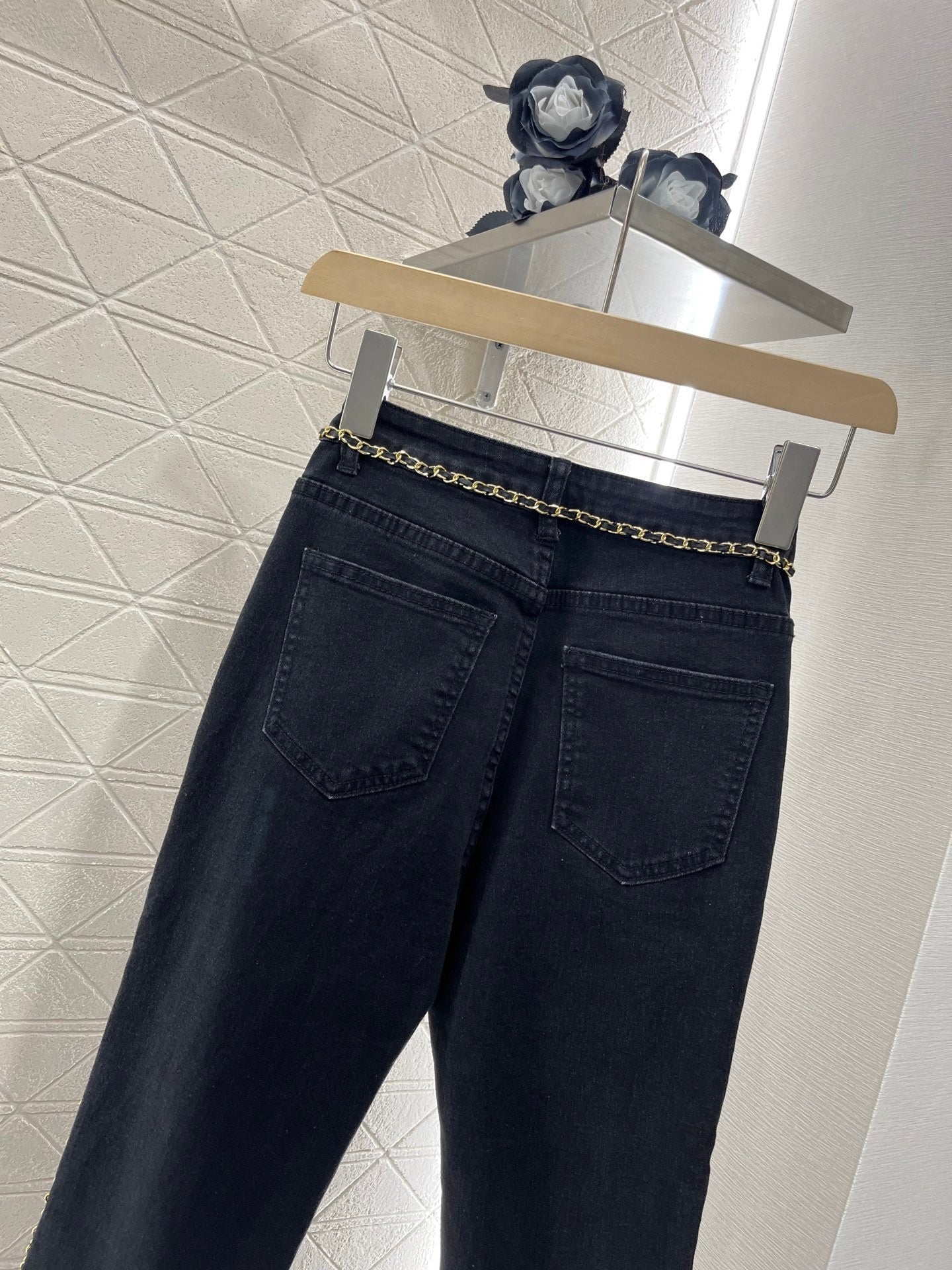 25ss new fashion twill cotton material women's jeans