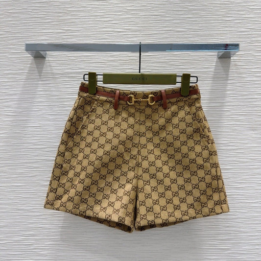 25ss new fashion jacquard denim shorts