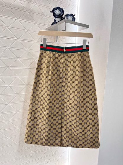 25ss new jacquard material fashion skirt