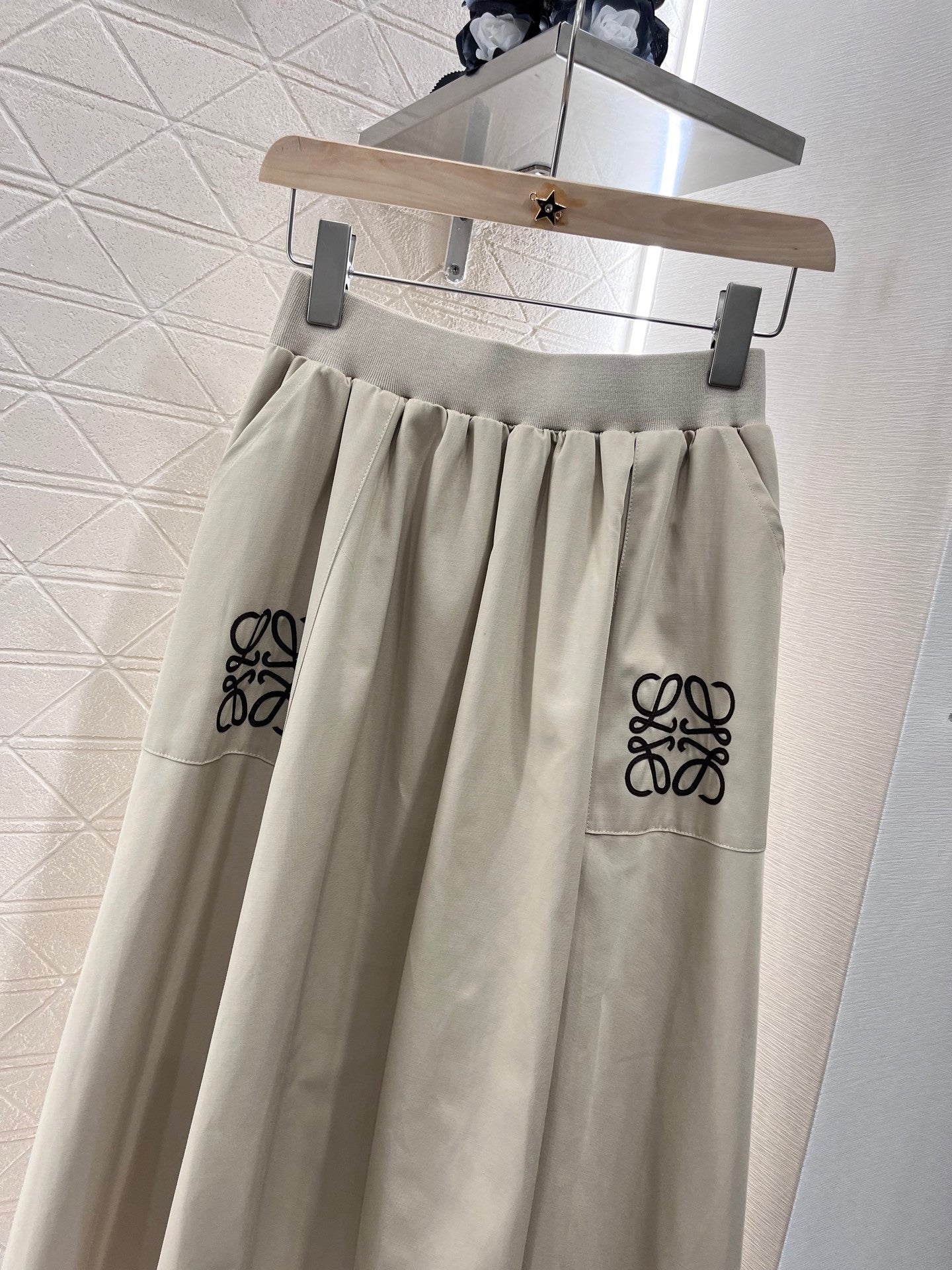 25ss new cotton material fashionable high waist skirt