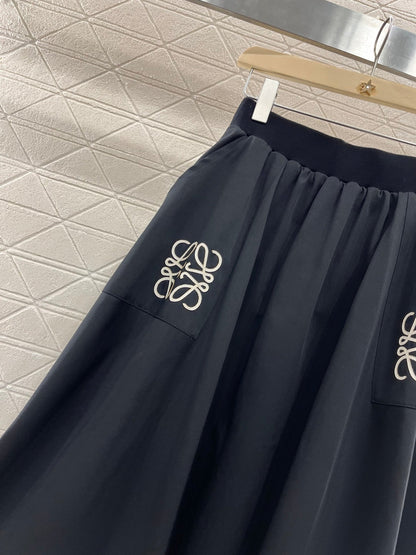 25ss new cotton material fashionable high waist skirt