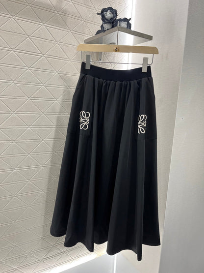 25ss new cotton material fashionable high waist skirt