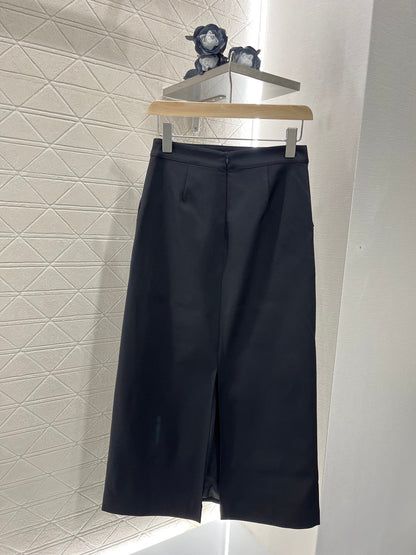 25ss new fashion high waist skirt in twill cotton