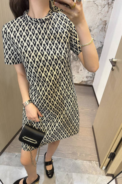 2025 New Twill Cotton Material Fashion One-piece Dress