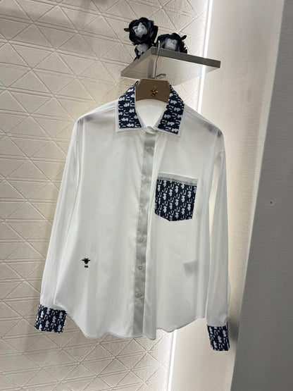 2025 first new product old flower fashionable long sleeve shirt