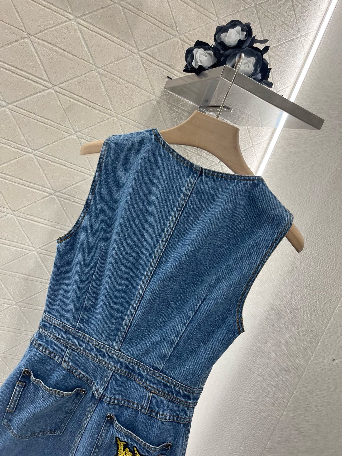 2025 first new product fashionable denim dress