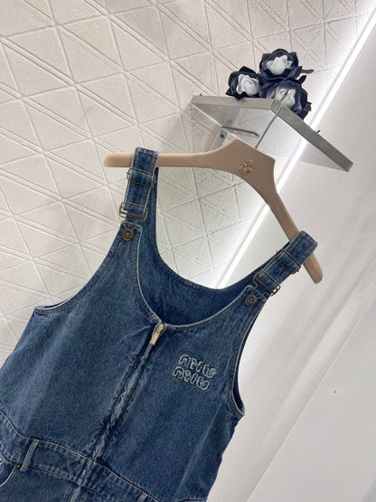 2025👗New product launch Walk on the fashionable streets in a denim dress, beautiful heart!