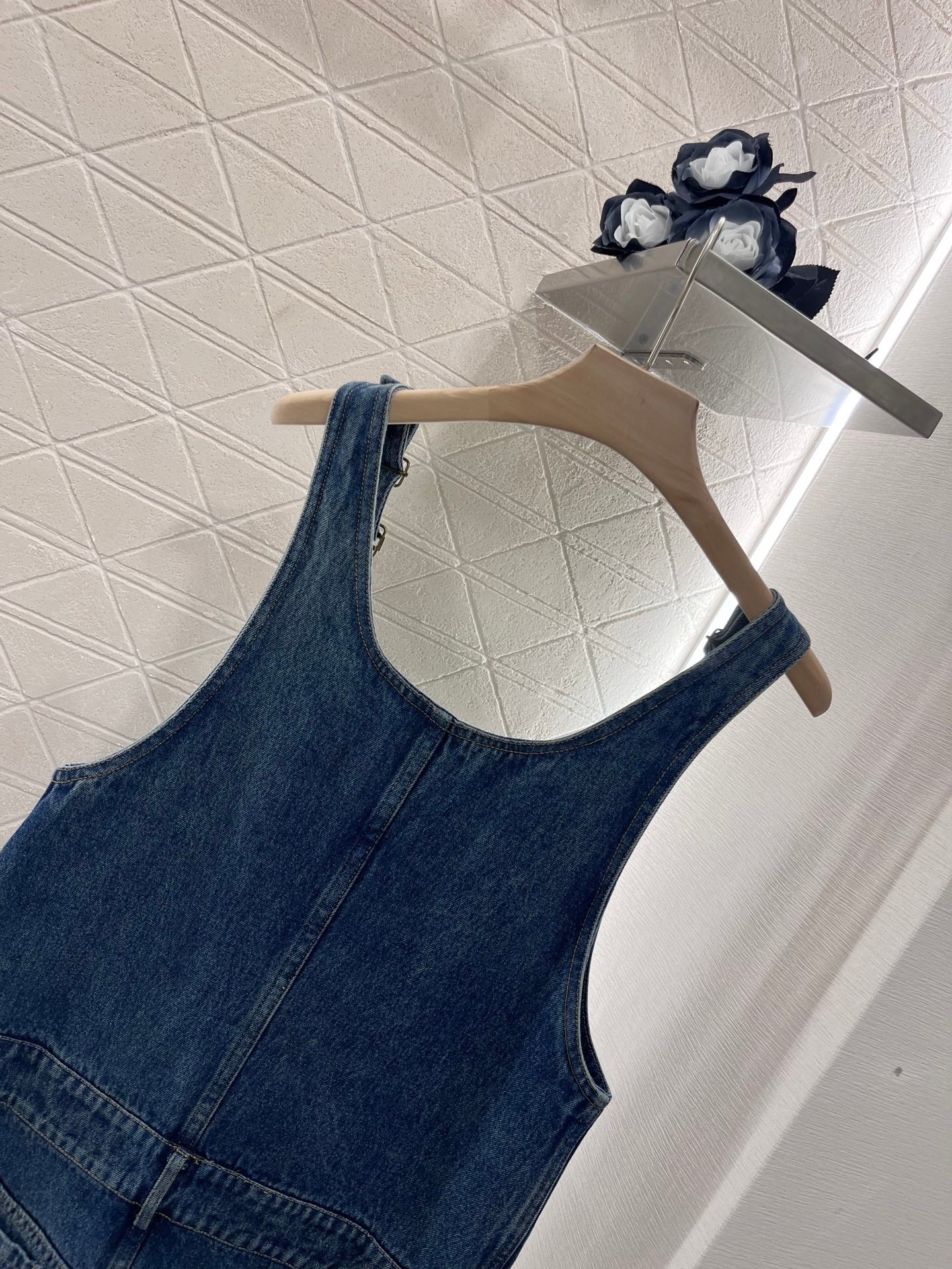 2025👗New product launch Walk on the fashionable streets in a denim dress, beautiful heart!