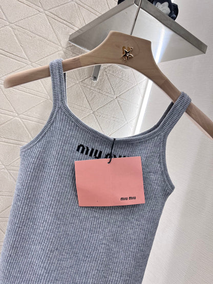 MI*MI*New Style Camisole Knitted Vest Wool Material
