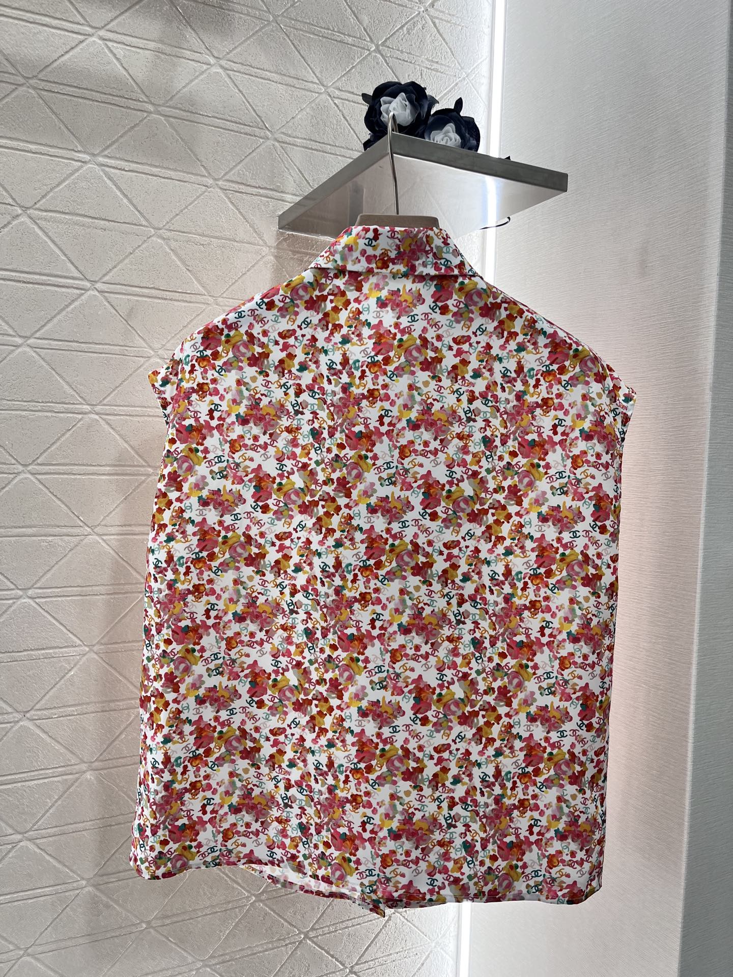 C*New Product Full Print Red Silk Cotton Material